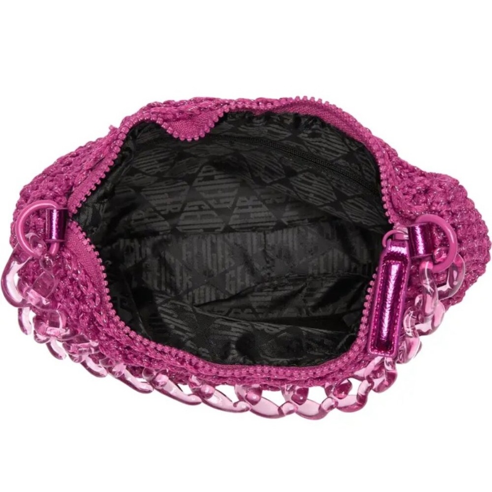 Kurt Geiger Pink Crossbody Bag with Artisanal Texture - Picture 9 of 17